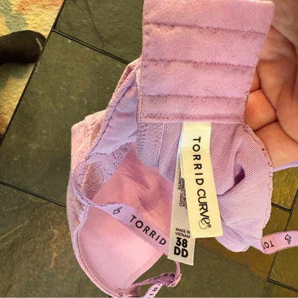 Torrid Light Purple Lace Bra - Picture 3 of 3